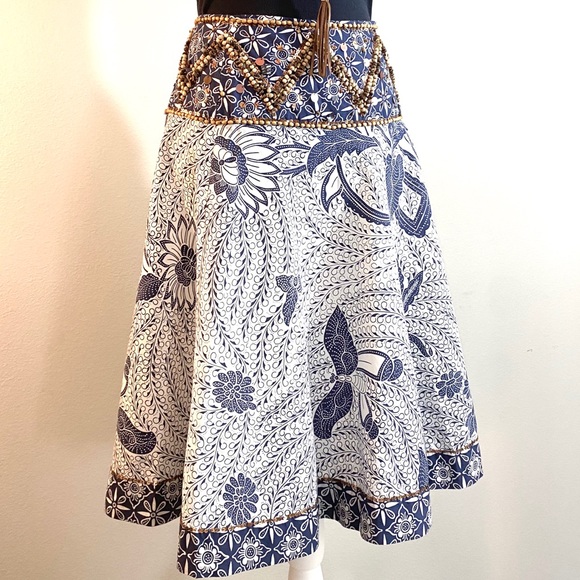Haven Bleu Beaded Boho Gypsy Skirt - Picture 7 of 13